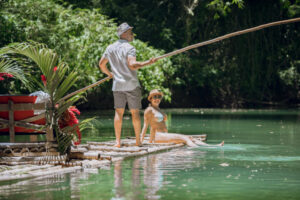 Lethe River Bamboo Rafting & Shopping Tour from Hotels in Montego Bay/ Rose Hall